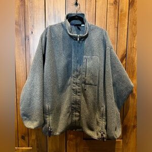 Men’s Patagonia Fleece Full Zip Jacket Size XXL Grey